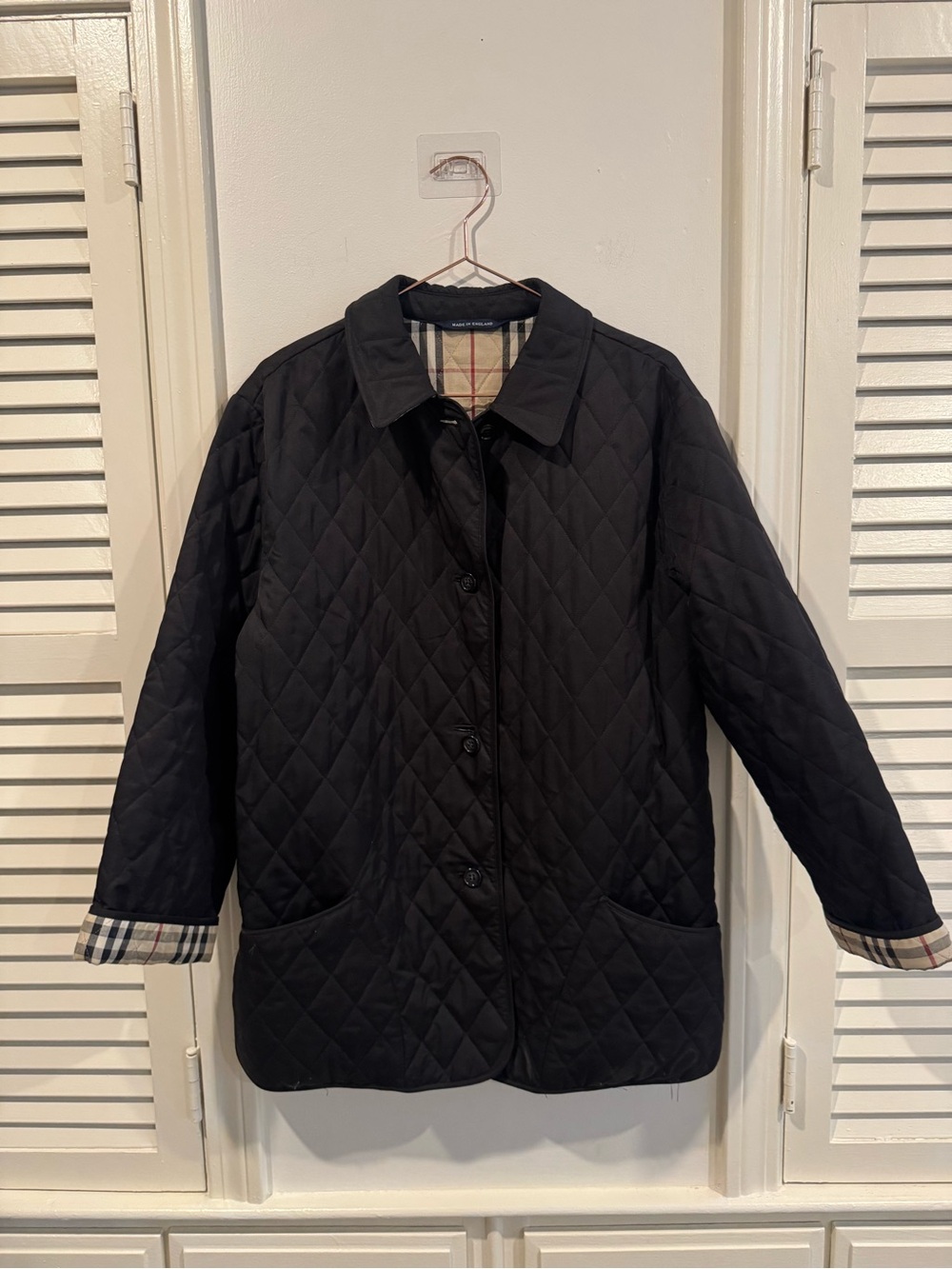 Burberry Quilted Barn Jacket Sz M